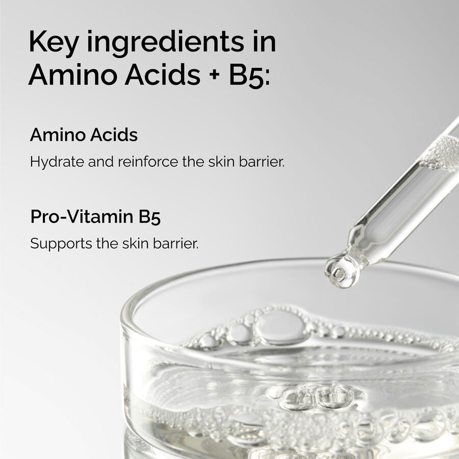 Ingredients of The Ordinary Amino Acids + B5